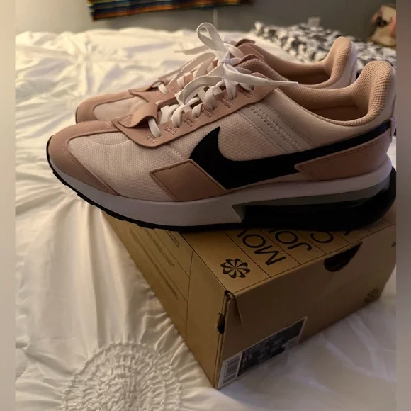 Nike Blush Pink and Black Air Max Pre-Day Sneakers - Picture 3 of 5